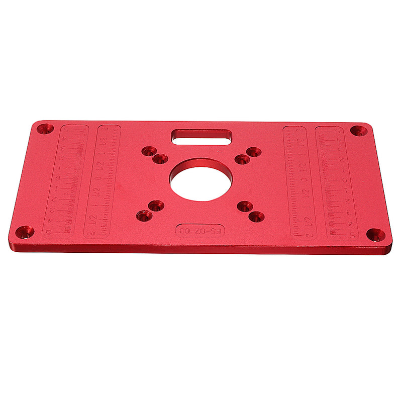 Woodworking 235x120mm Aluminum Alloy Router Table Insert Plate Mounting Base Plate for MAKITA RT0700C WORX
