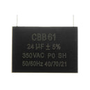 Brushless Gas & Diesel Generator Capacitor AVR CBB61 350V 24uF 50/60Hz E212600