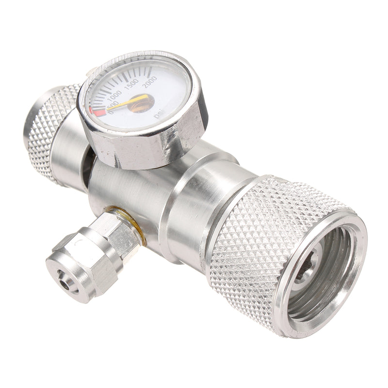 CO2 Moss Plant Fish Aquarium Single Pressure Gauge Regulator Manometer Equipment