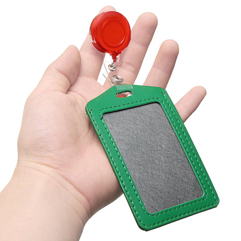 10pcs Retractable Lanyard ID Work Badge Card Holder Business Employee