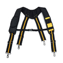 Heavy Duty Tool Belt Suspender for Reducing Waist Pressure Tool Pouch with 4pcs Support Loops