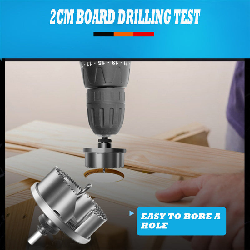 Sharp Durable Woodworking Hole Saw Drill Bit Hole Saw Cutter Kit for Wood Gypsum