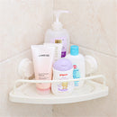 Bathroom Corner Shelf With Suction Cup Rack Organizer Cup Storage Wall Basket