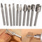 10pcs 1/8 Inch Shank Milling Rotary File Burrs Bit Set Wood Carving Rasps Router Bits Grinding Head