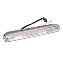 36 LED Dual Color Car Daytime Running Lights DRL Lamps Universal White+Amber