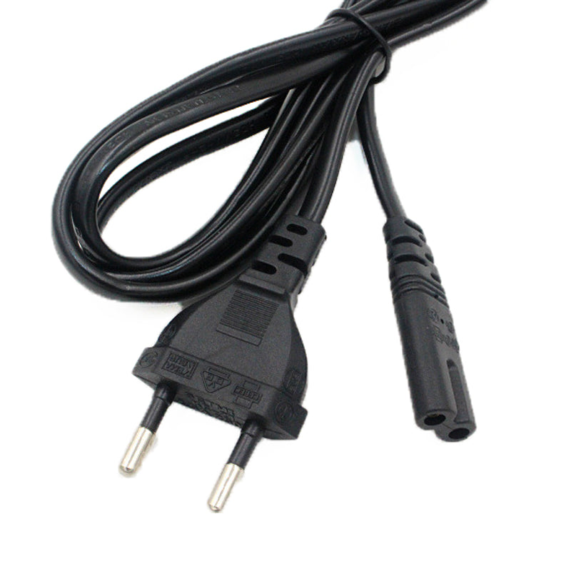 1.5m AC EU Eight Tail Hole Power Supply Adapter Cord Cable Power Adapter Connector Line for Computer Chassis