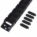 18mm x 37mm Openable Plastic Cable Drag Chain 1M Long Wire Carrier Drag Chain