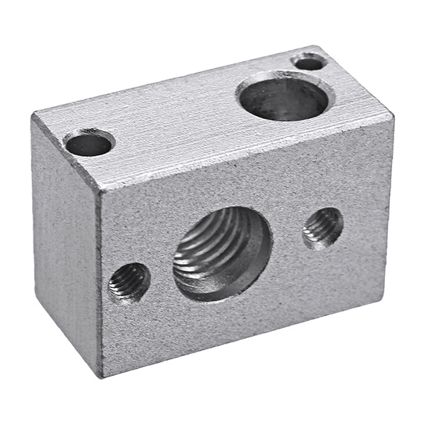 MK10 Aluminum Alloy PT100 Heating Block For 3D Printer