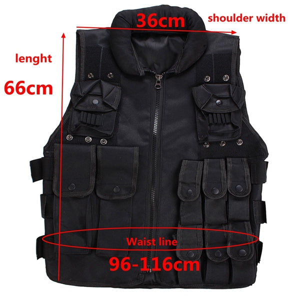 Multifunctional Outdoor Fishing Vest Tactical Multi Pocket Vest Hunting Camping And Hiking