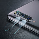Bakeey Fabric Splice Soft Edge Protective Case+Tempered Glass Screen Protector +Lens Protector For Xiaomi Mi 9 / Mi 9 Transparent Edition-Black
