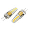 G4 2W 2835 Dimmable 10 LEDs Warm White  White LED Decorative Light Bulb AC12V