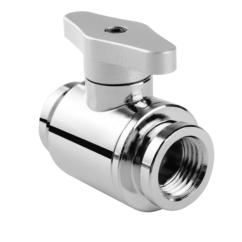 G1/4 Thread Dual Inner Teeth PC Water Cooling Shutoff Valve Water Ball Valve Waterway Control
