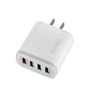 Bakeey QC3.0 3A 4USB Fast Charging USB Charger Adapter For iPhone 8Plus XS 11Pro Huawei P30 Pro Mate 30 Oneplus 7