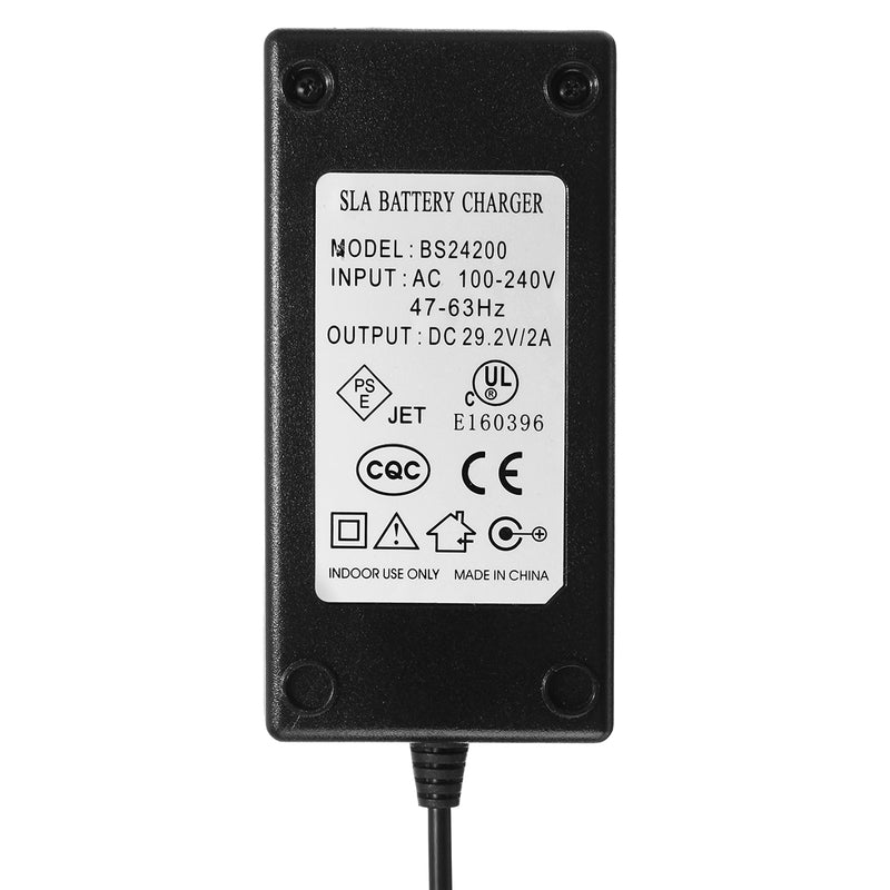 AC100-240V DC29.4V 2A Scooter Lead Acid Battery Charger For Pride Gogo Elite Traveller 1+ 2-