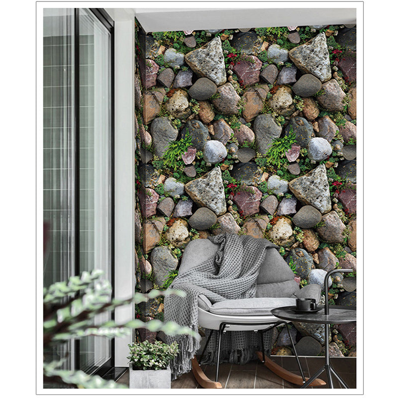 3D Stereo Simulation Dining Room Wall Sticker Self-adhesive Wallpaper for Living Room Apartment