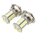 Pair 12V AC P26 S 24 SMD LED White Motorcycle Headlight Car Bulb Lamp