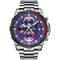 WISHDOIT WSD-018 Men Watch Luxury Sport Stainless Steel Strap Male Quartz Watch