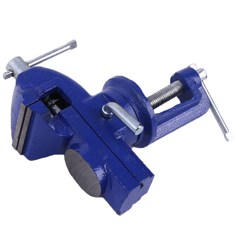 50/60/70/80mm Upgraded 360 Degree Swivel Clamp Base Vise Woodworking Table Top Clamp Vice with Anvil