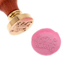 Stylish Initial Wax Seal Stamp Envelope Invitations Label Capital Letter