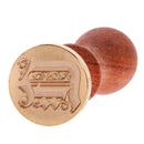 Stylish Initial Wax Seal Stamp Envelope Invitations Label Capital Letter