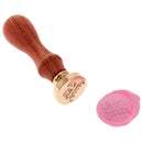 Stylish Initial Wax Seal Stamp Envelope Invitations Label Capital Letter