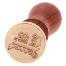 Stylish Initial Wax Seal Stamp Envelope Invitations Label Capital Letter