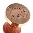 Stylish Initial Wax Seal Stamp Envelope Invitations Label Capital Letter