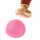 Stylish Initial Wax Seal Stamp Envelope Invitations Label Capital Letter