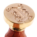 Stylish Initial Wax Seal Stamp Envelope Invitations Label Capital Letter