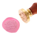 Stylish Initial Wax Seal Stamp Envelope Invitations Label Capital Letter