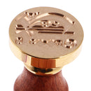 Stylish Initial Wax Seal Stamp Envelope Invitations Label Capital Letter