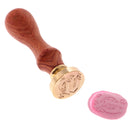 Stylish Initial Wax Seal Stamp Envelope Invitations Label Capital Letter