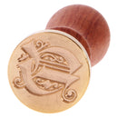Stylish Initial Wax Seal Stamp Envelope Invitations Label Capital Letter