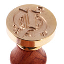Stylish Initial Wax Seal Stamp Envelope Invitations Label Capital Letter
