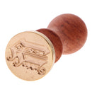 Stylish Initial Wax Seal Stamp Envelope Invitations Label Capital Letter
