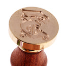 Stylish Initial Wax Seal Stamp Envelope Invitations Label Capital Letter