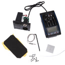 Acoustic Guitar 4 Band EQ Equalizer Pre-wired Preamp Piezo Pickup LCD Tuner