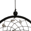 Fashionable Feather Beads Charms Dream Catcher For Home Window Wall Car Hanging Decor Black Bells