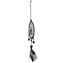 Fashionable Feather Beads Charms Dream Catcher For Home Window Wall Car Hanging Decor Black Bells