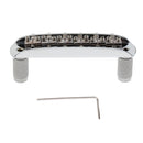 Chrome Guitar Bridge Assembly with Screw and L- Wrench for Mustang Electric Guitar Parts