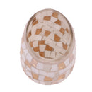European Style Mosaic Glass Crackle Pattern Egg Design Candle Tealight Holder for Wedding Party Decor