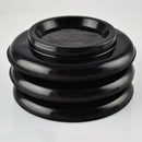 3 Pcs Black Piano Caster/ Castor Cup Hard Plastic Bowl Shape For Grand piano