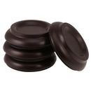 Beech Piano Caster Cup Pad Piano Set of 4 for pright Piano Brown