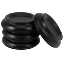 Beech Piano Caster Cup Pad Piano Set of 4 for pright Piano Black