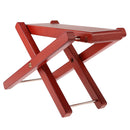Wooden Guitar Foot Rest Stool Pedal 4-Level Adjustable Height Mahogany