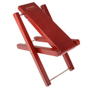 Wooden Guitar Foot Rest Stool Pedal 4-Level Adjustable Height Mahogany