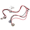 Dual Piezo Guitar Pickup Piezoelectric Pickup Replacement for Ukulele Accs