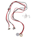Dual Piezo Guitar Pickup Piezoelectric Pickup Replacement for Ukulele Accs