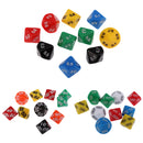 Pack of 10 Acrylic Ten Sided D(00-90) Dices for D&D TRPG Party Game Toys