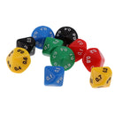 Pack of 10 Acrylic Ten Sided D(0.0-0.9) Dices for D&D TRPG Party Game Toys